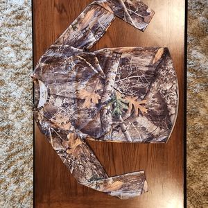 Youth Realtree Camo Shirt, Size XL 14/16, 100% Polyester